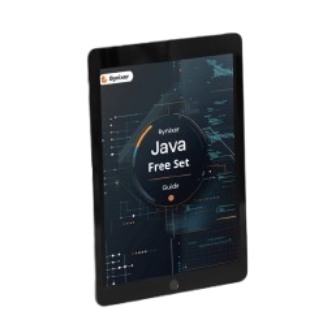 Tablet displaying a Java free set on a white background